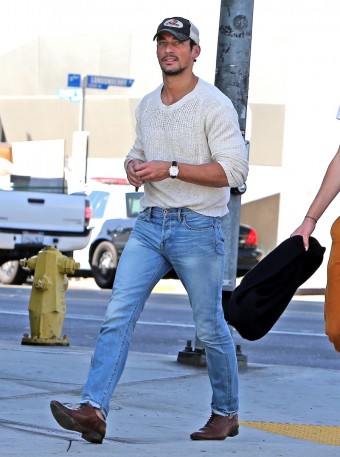 casual light denim david gandy