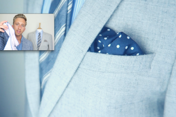 how to fold pocket square