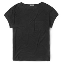 linen neck tee